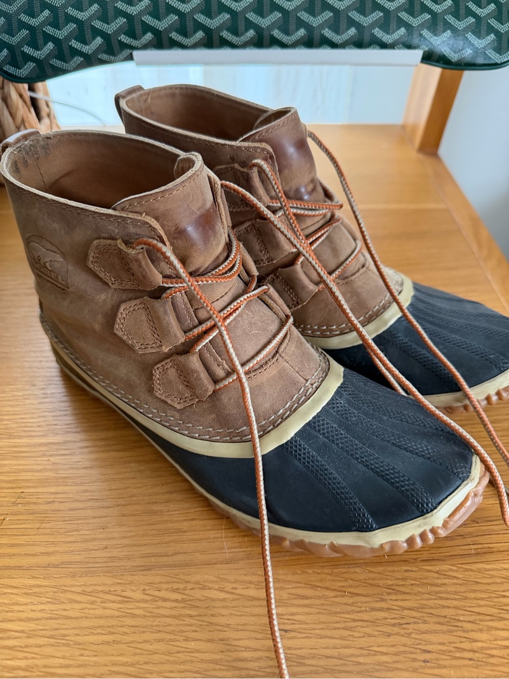 Sorel Women’s Brown and Black Waterproof Duck Boots